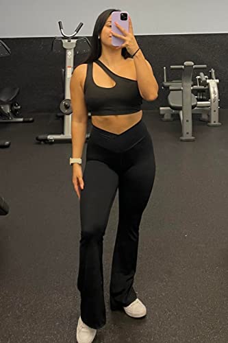 Women's Tummy Control Flare Leggings